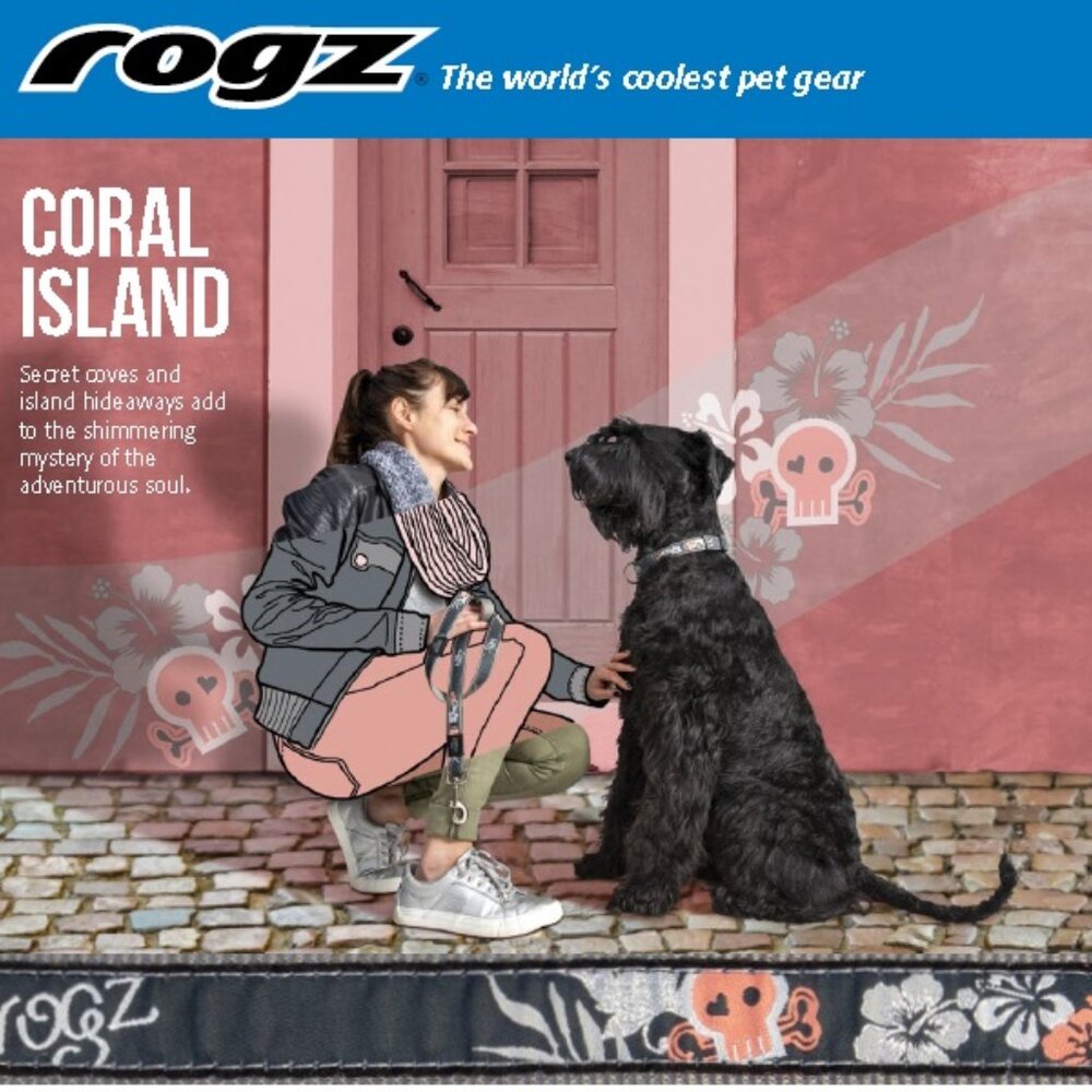 ROGZ Dog collar-leash